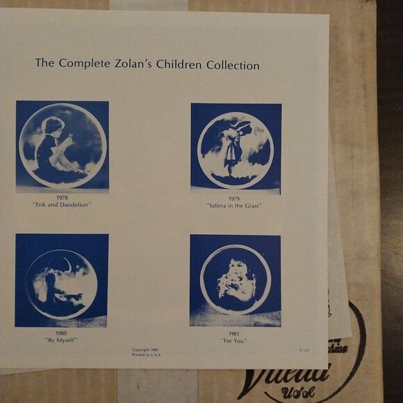 1981 For You 4th Issue Donald Zolan's  8.5" Collector's Plate With Box And Paper - Picture 4 of 5